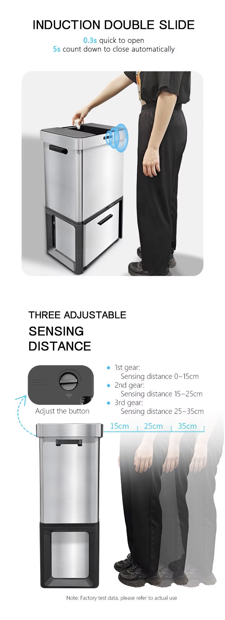 smart sensor trash bin-HN-ZK