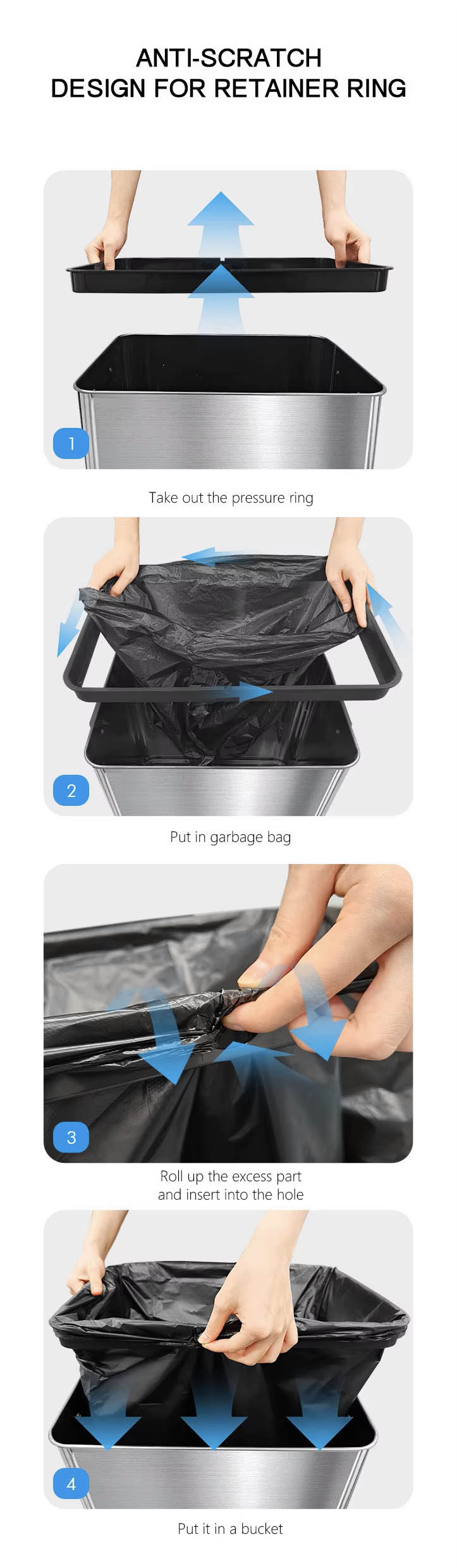 smart sensor trash bin-HN-ZK