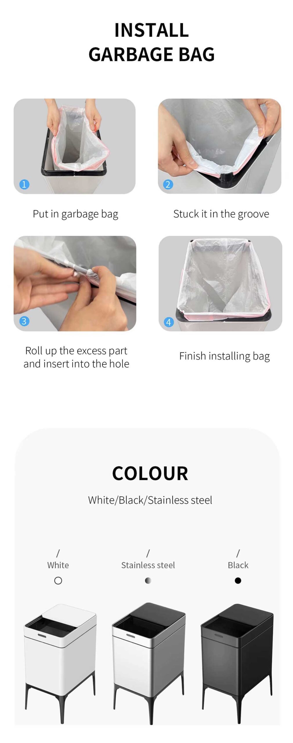touchless trashcans-HN-ZH-L