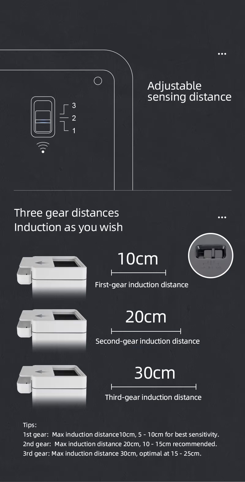 garbage can with sensor lid-HN-ZT