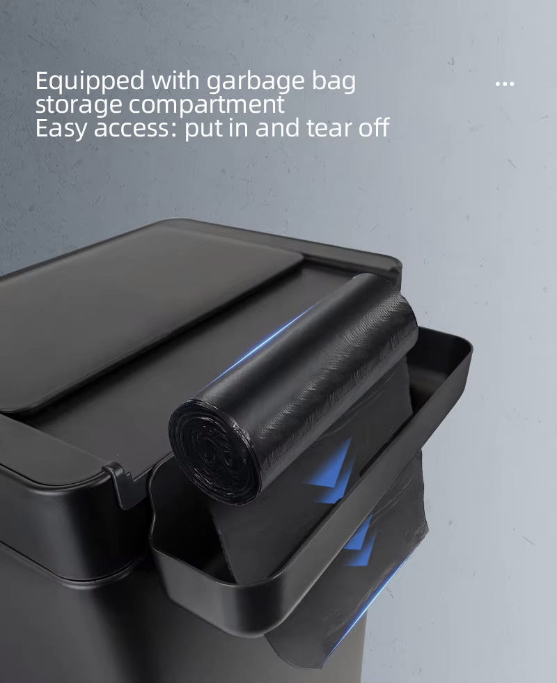 garbage can with sensor lid-HN-ZT