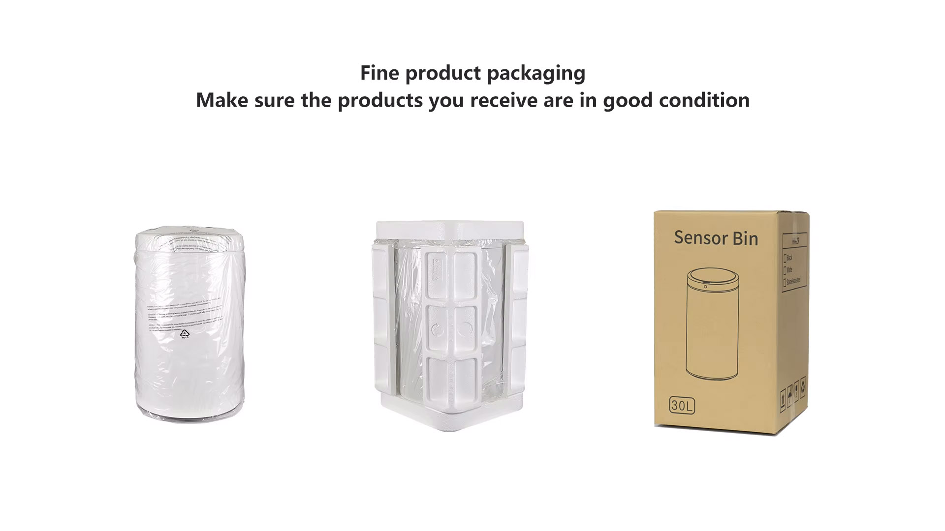 touch free garbage can-HN-ZR