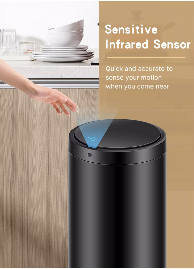 touchless trash bin-HN-ZR