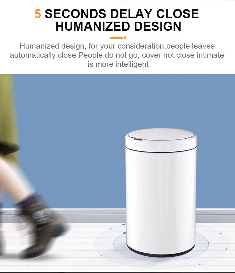 white sensor trash can-HN-ZY