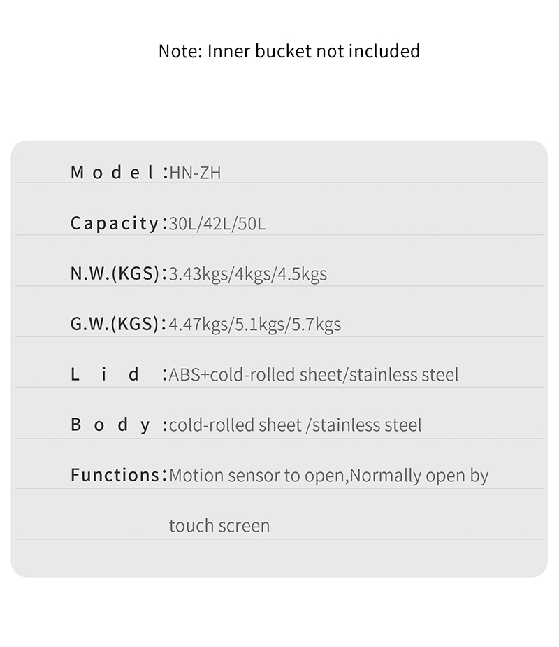 smart waste bin sensor-HN-ZH